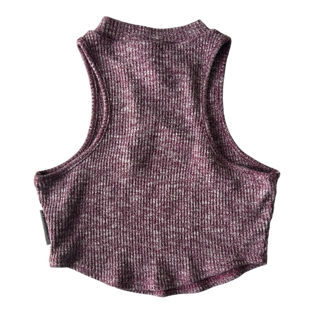 Gymshark Slounge Crop Top Dusty Pink Marl size small - Picture 2 of 5